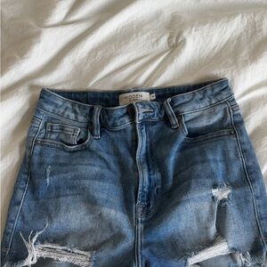 Hidden Denim Shorts